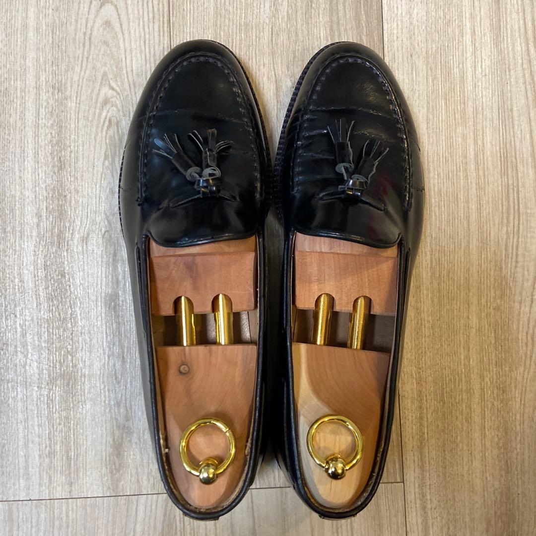 BEAUTY & YOUTH 黒レザー タッセルローファー