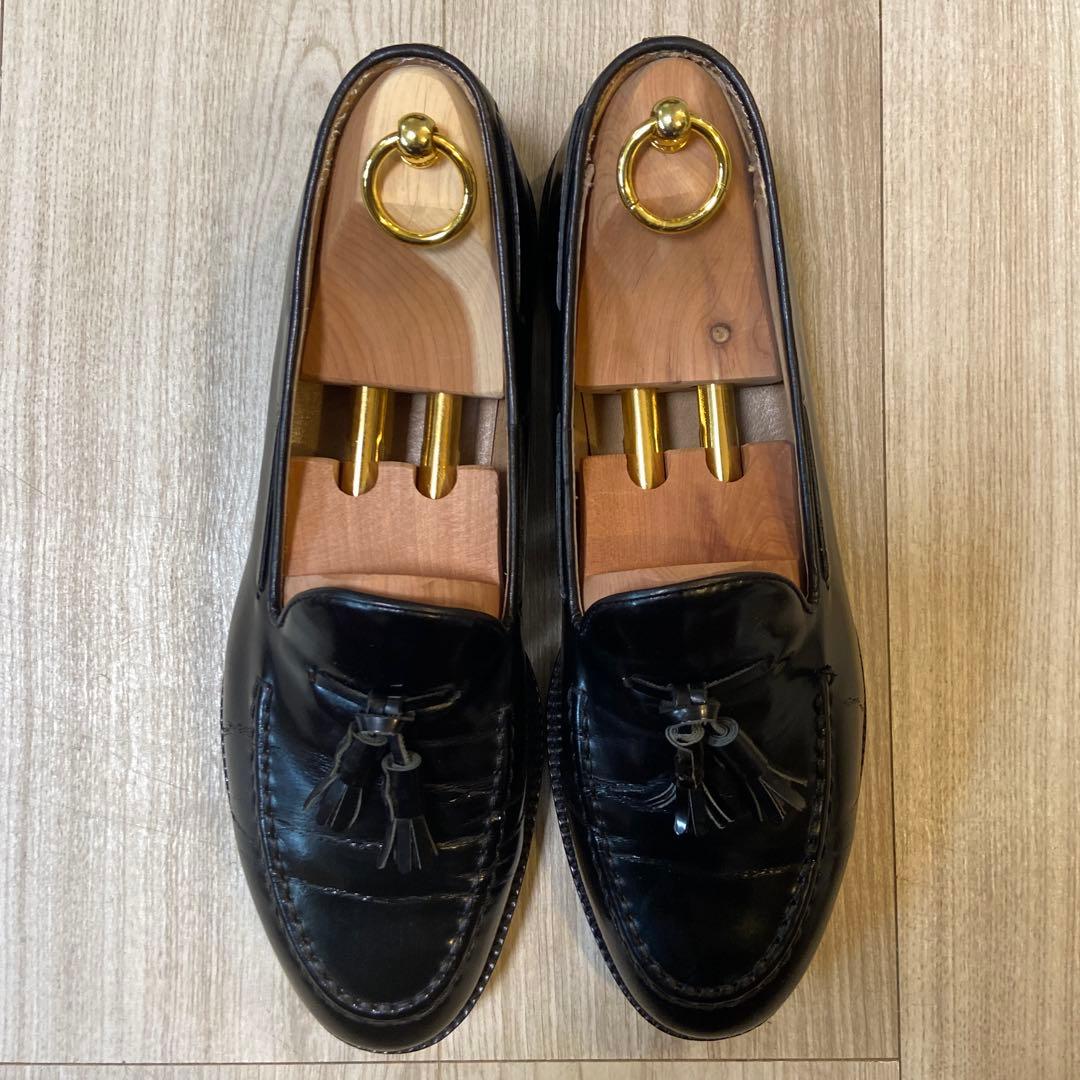 BEAUTY & YOUTH 黒レザー タッセルローファー