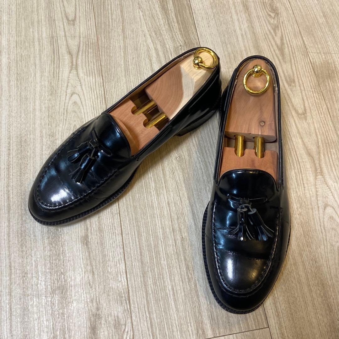 BEAUTY & YOUTH 黒レザー タッセルローファー