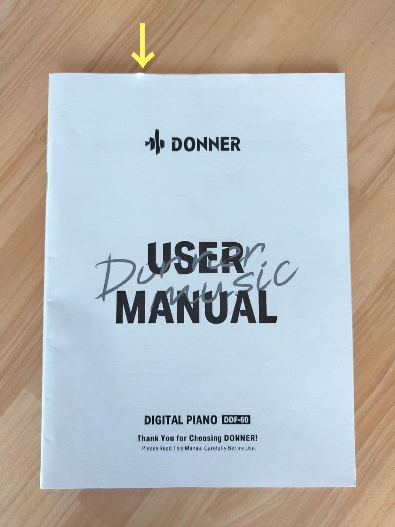 Donner ドナー 電子ピアノ セミウェイト 88鍵盤 DDP-60