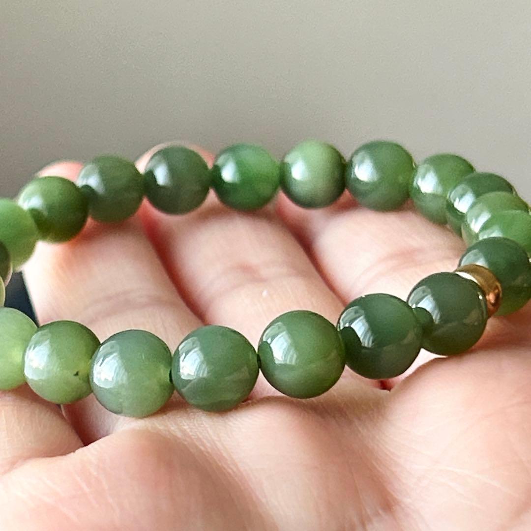 御専用商品　ネフライト・ブルーアパタイト・ラベンダーアメジストブレスレット