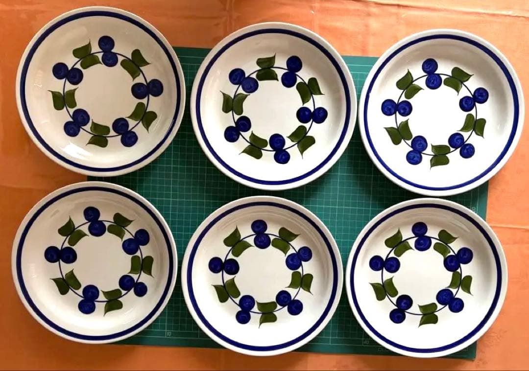 ロールストランド　 イレーネ　24cmプレート6枚　中古品