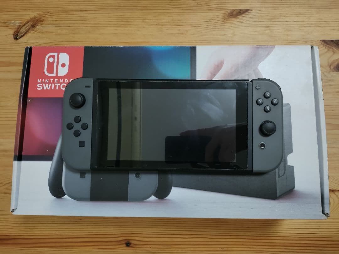 Switch 未対策機+RMCジグ 美品 任天堂 Switch グレー 本体