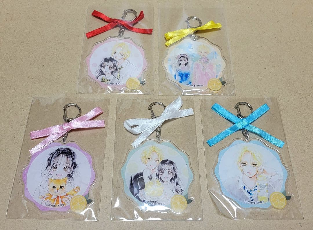 ハニーレモンソーダ アクリルキーホルダー 全5種コンプ