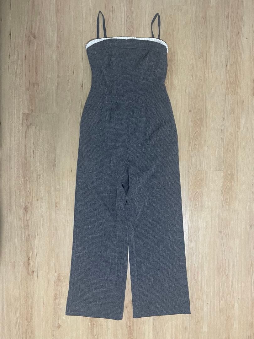 サロペット・オーバーオール・オールインワン herlipto Frilled Tweed Jumpsuit