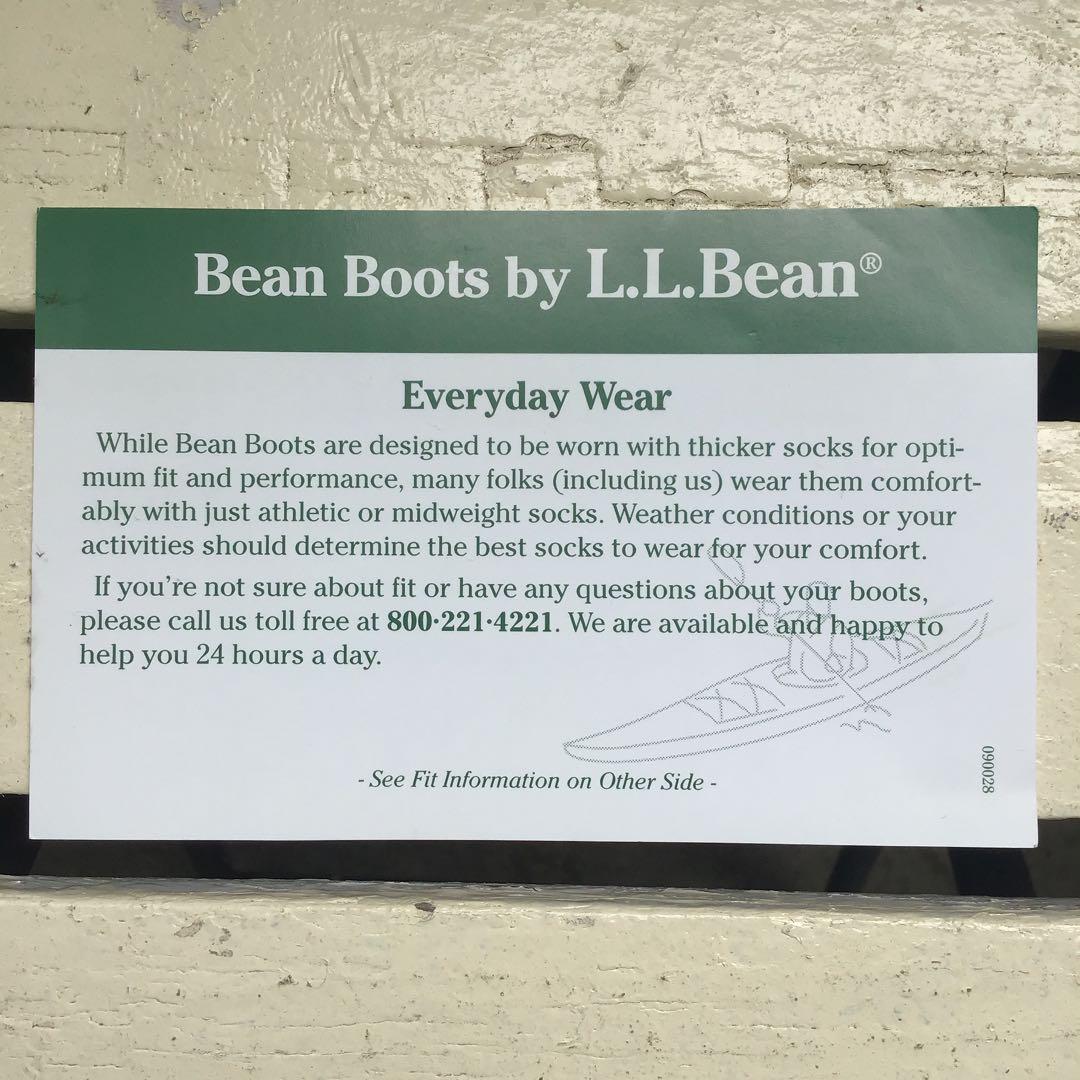 L.L.Bean Bean Boots ビーンブーツ　US 7 EEレインブーツ