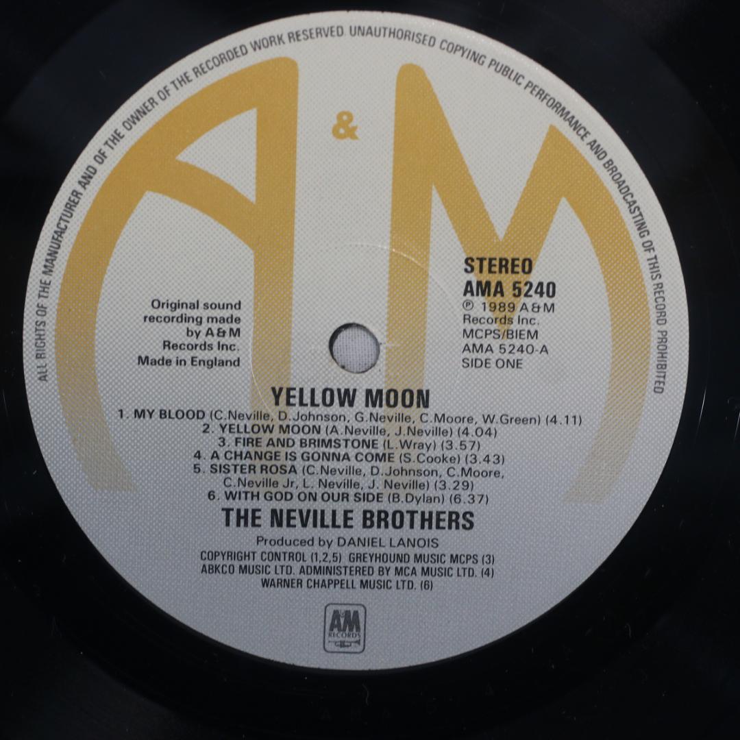 英LP The Neville Brothers Yellow Moon 初期