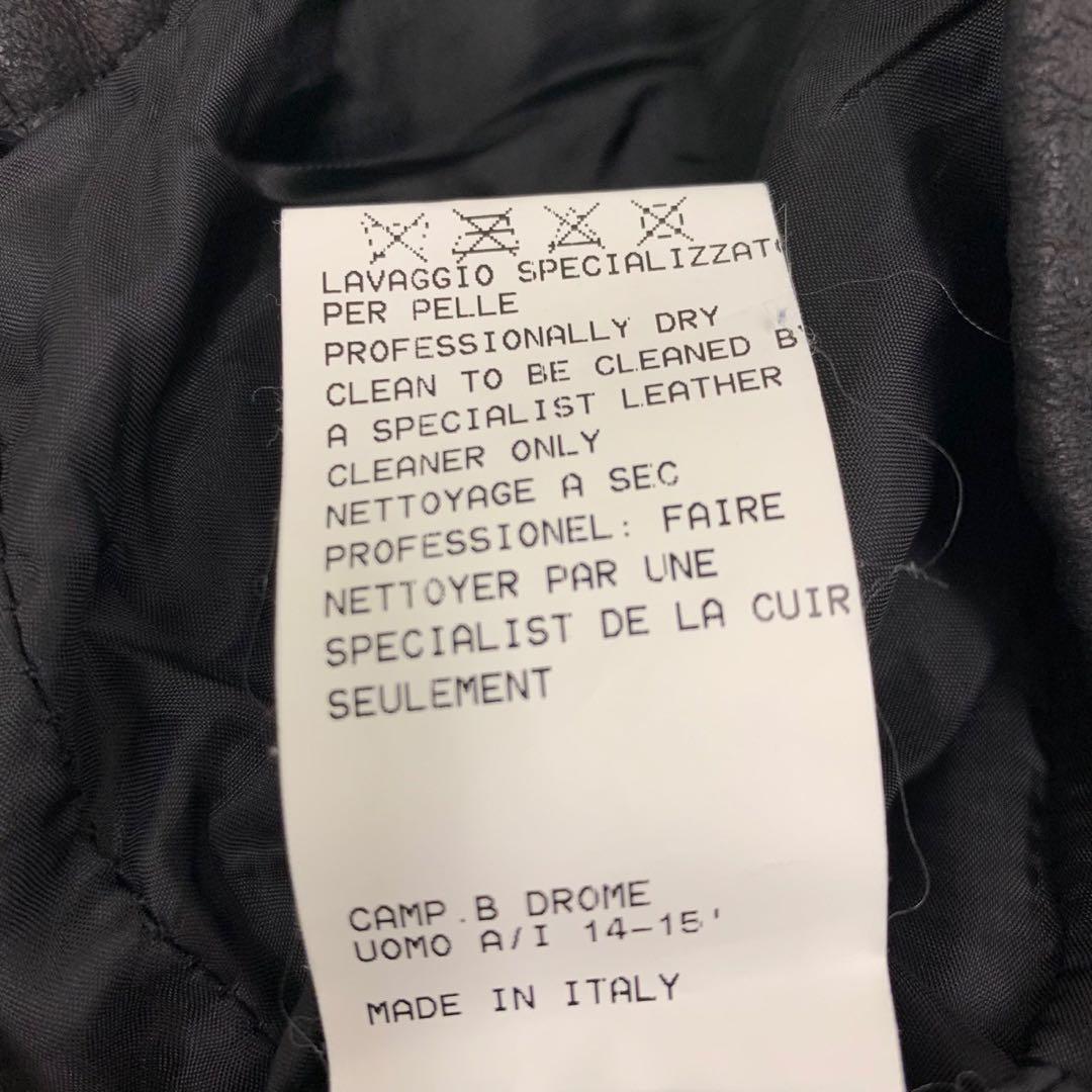 DROME レザー　ジョガーパンツ　イージーパンツ　ブラック