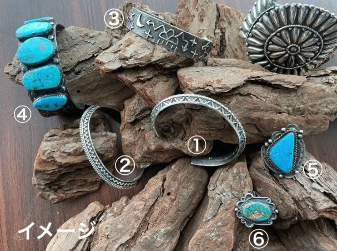 インディー/エイドリアンリーブスロング作4面スタンプトライアングルバングル