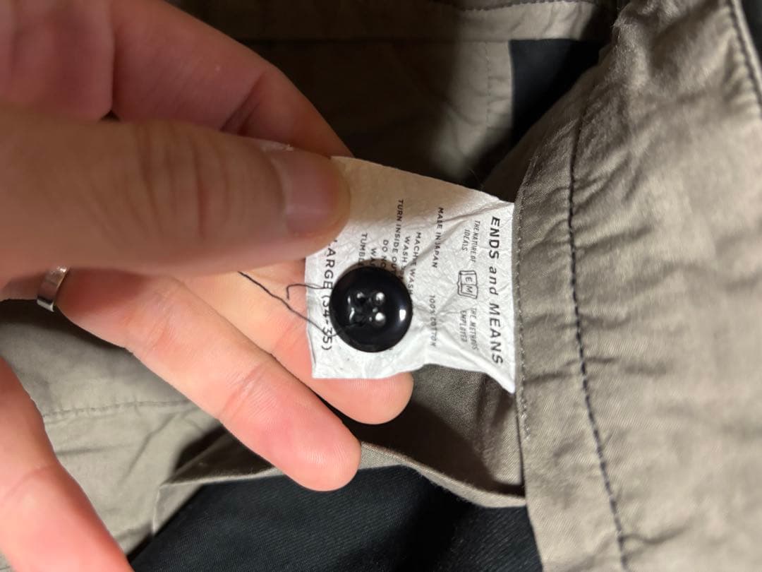 ENDS and MEANS ワークチノ　ブラック