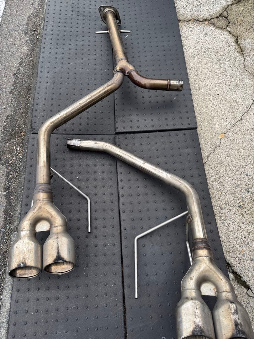 210系クラウン用 スリーキャッツマフラー リアピース