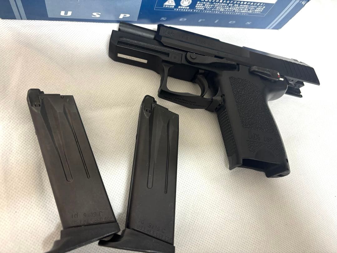 KSC USP コンパクト ガスブローバック SYSTEM7 予備マガジン付き