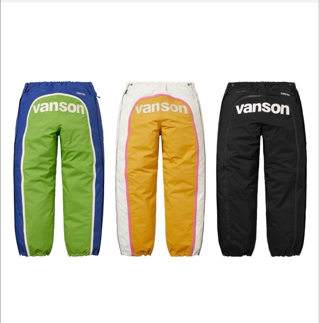 Supreme Vanson Leathers GORE TEXPant 黒　S