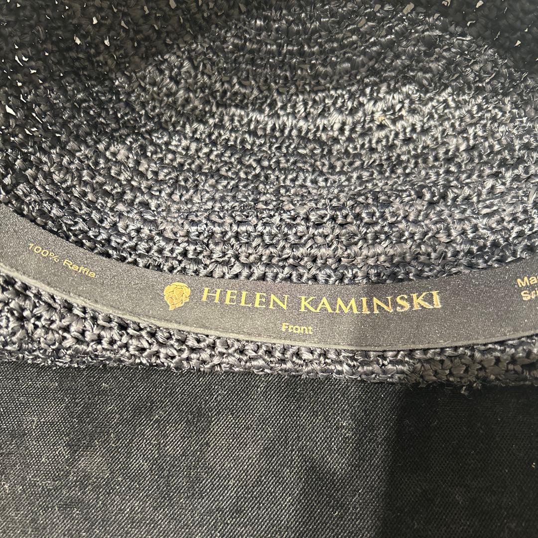 美品⭐️HELEN KAMINSKI ストローハット 麦わら帽子 つば広め