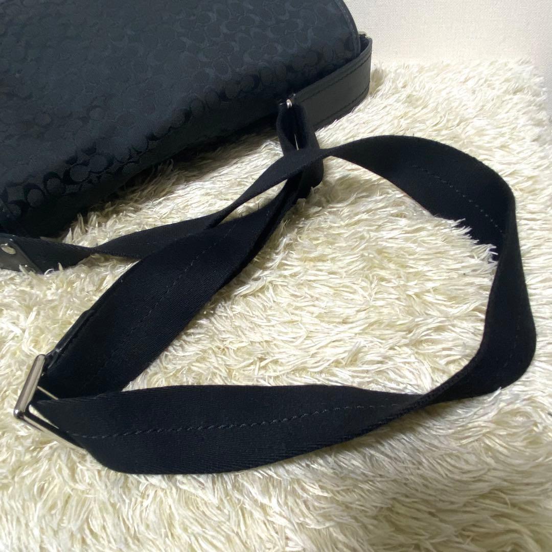 美品✨ コーチ COACH メッセンジャーバッグ シグネチャー 斜め掛け