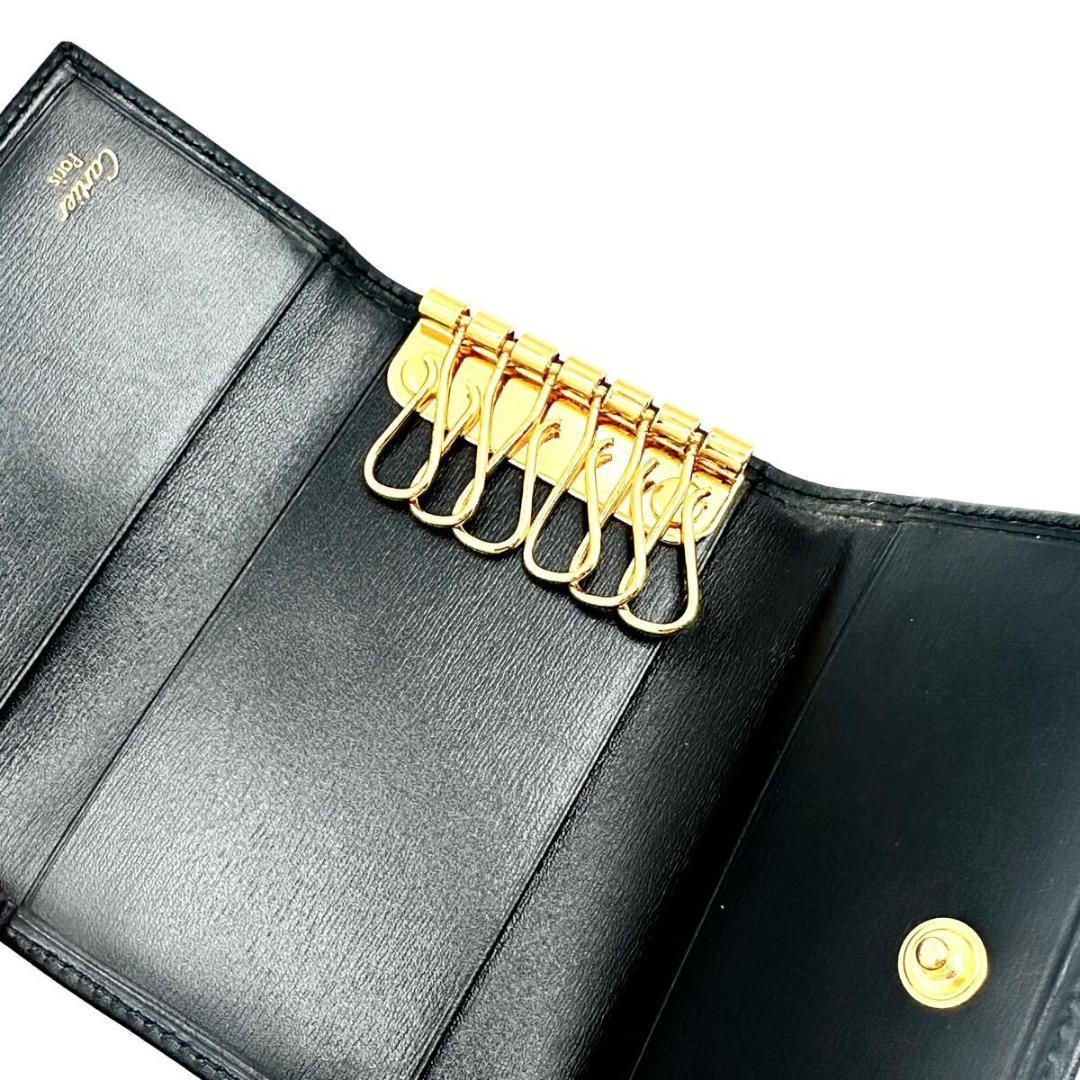 未使用級 Cartier キーケース カルティエ 箱付き ギャランティカード
