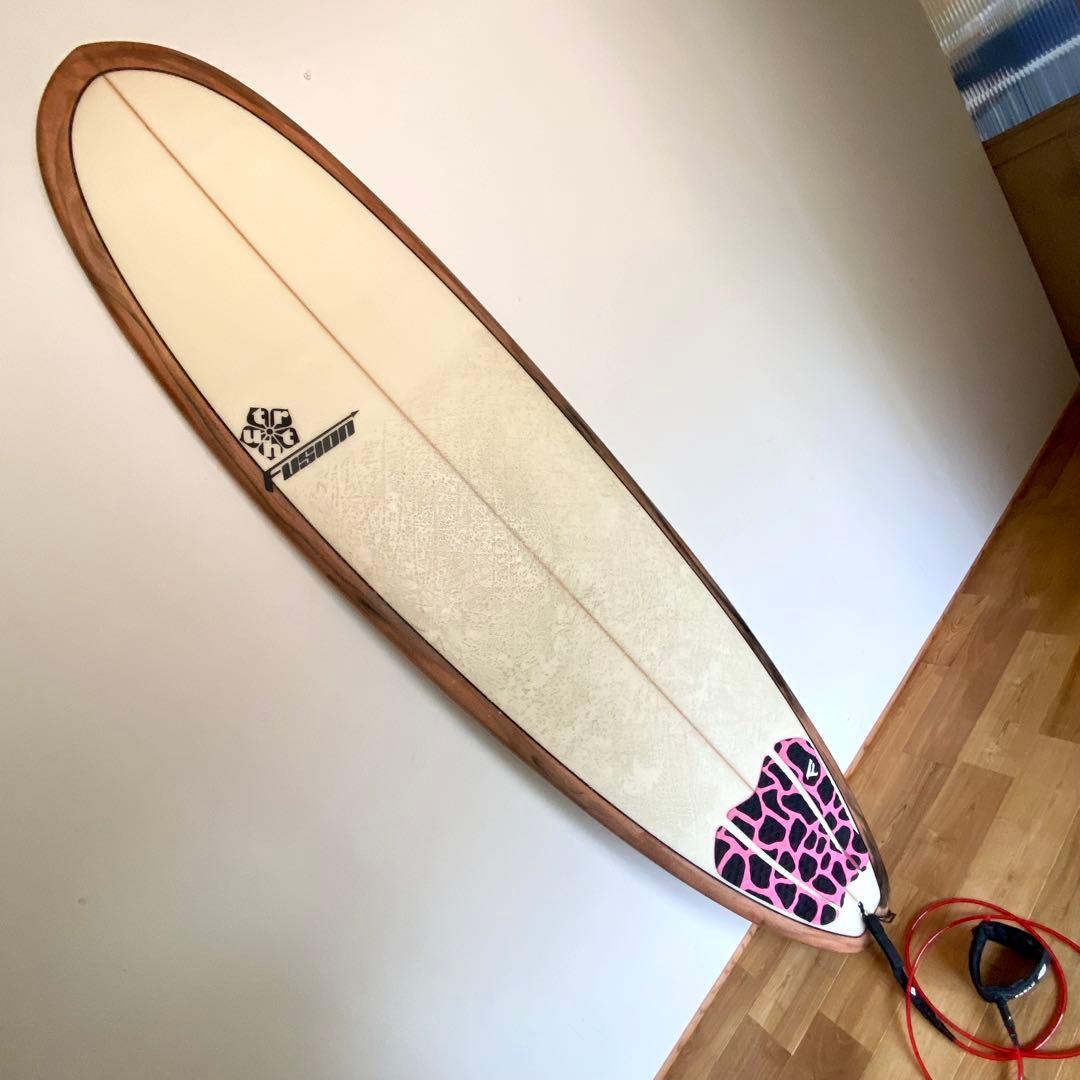 サーフボード ミッドレングス ファンボード ケース リーシュコード付き