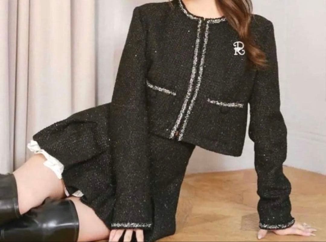 Darich ダーリッチ スパンコール ツイード ジャケット