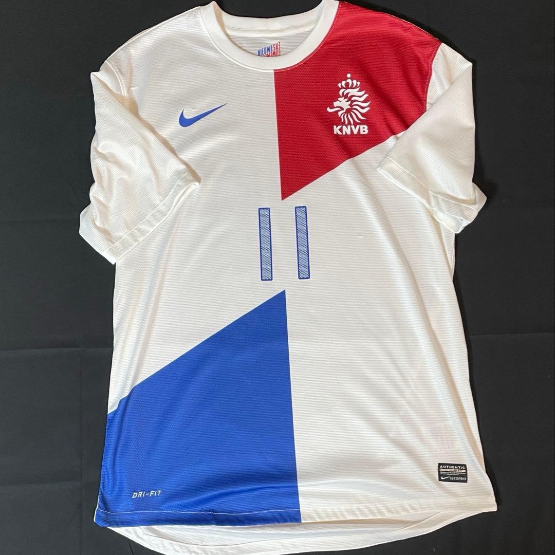 【正規品／激レア】オランダ代表　ロッベン11 2012ユーロナイキジャパン XL