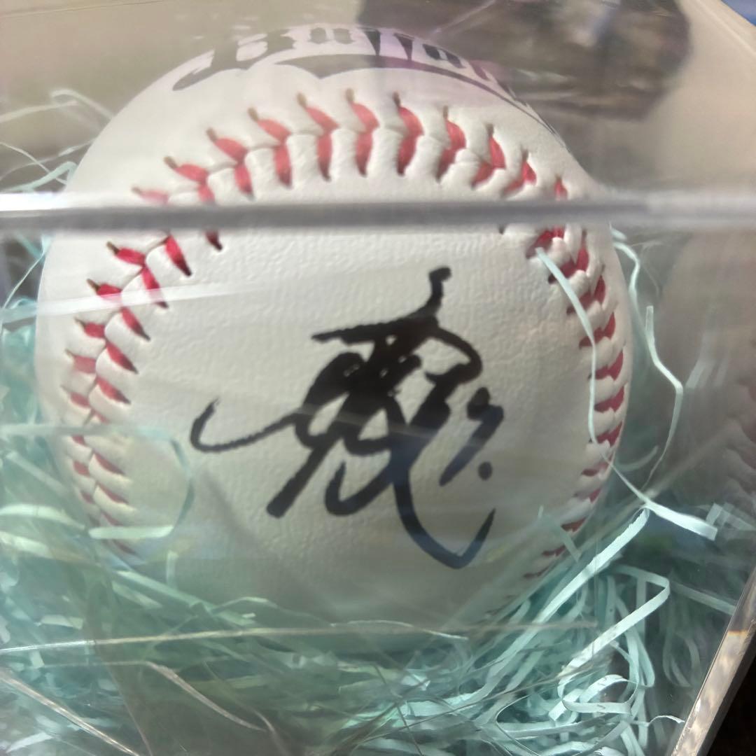 オリックス　西川龍馬　直筆サインボール