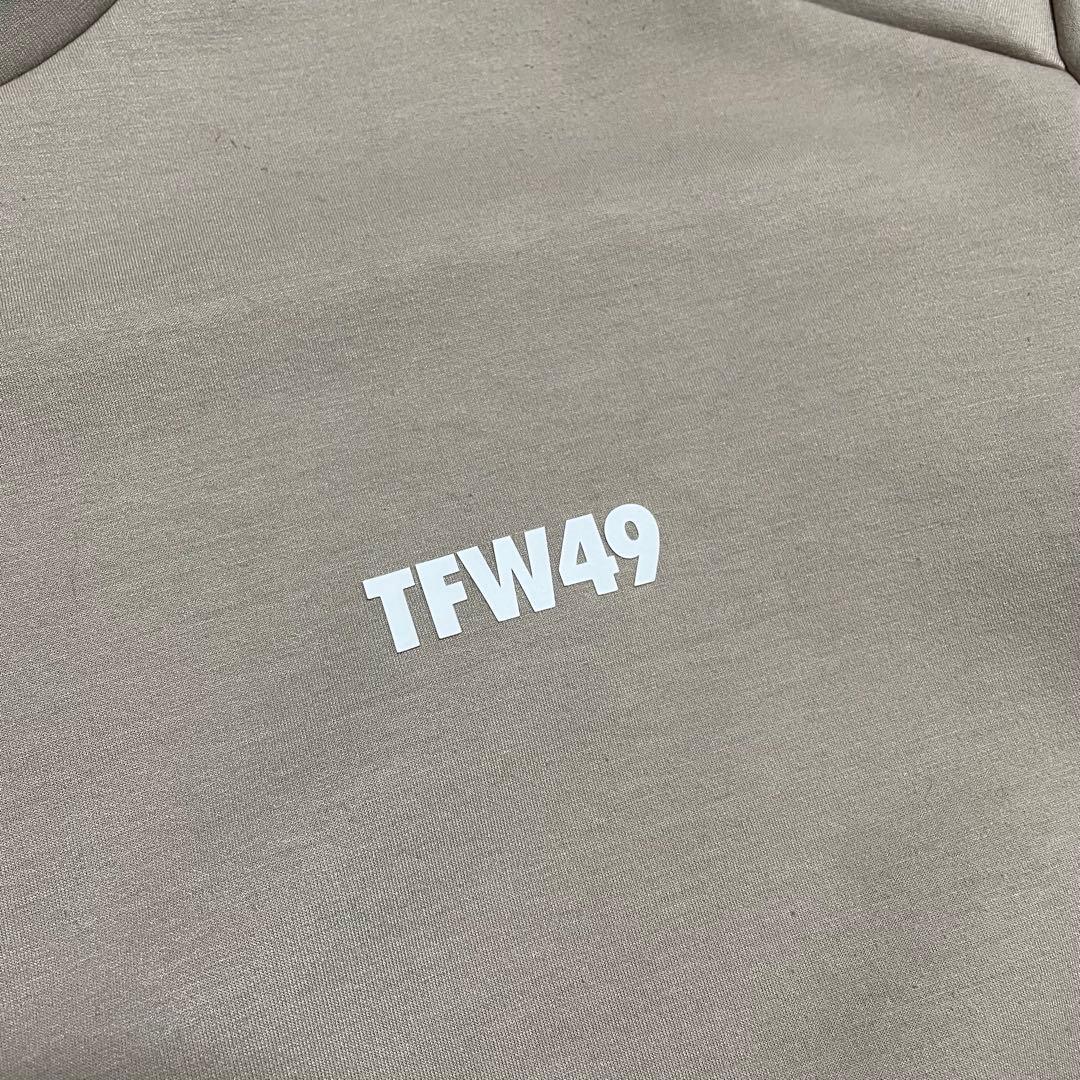 TFW49 クルーネック　スウェット　XL ベージュ　ゴルフ　トレーナー