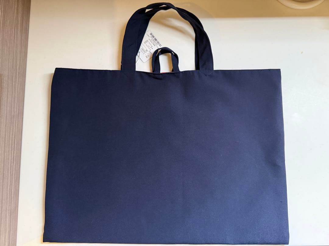 ちいやん　familiar ネイビー レッスンバッグ