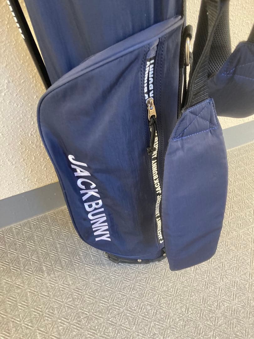 JACK BUNNY!! キャディバッグ ネイビー 7型/スタンド式