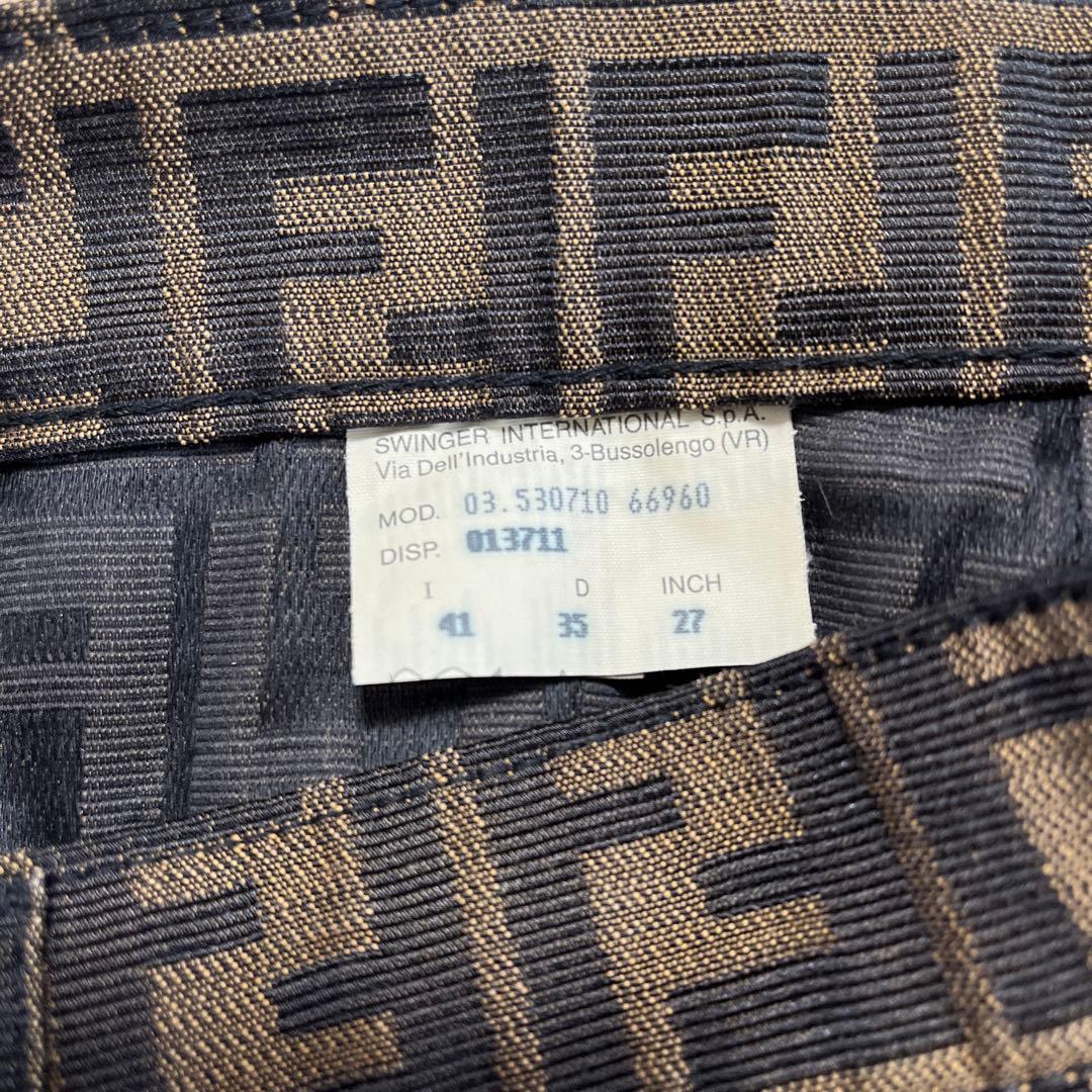 hope　FENDI フェンディ ズッカ柄 ロゴ総柄 ショートパンツ