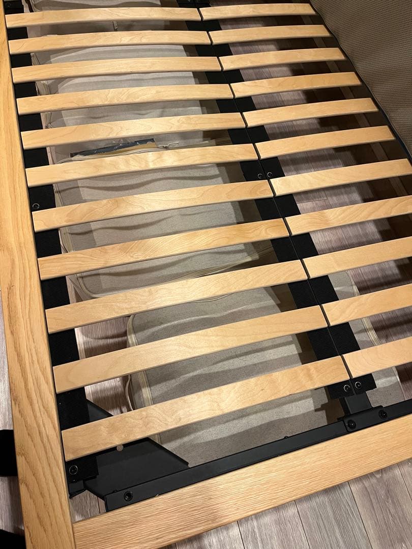 セミダブル ベッドフレーム ナチュラルウッド 無印良品