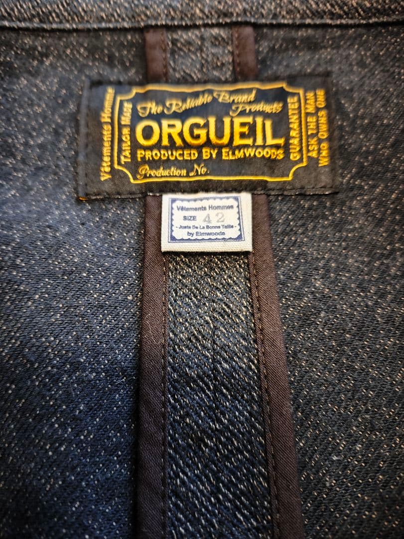 オルゲイユ　orgueil　スリーピース　セットアップ