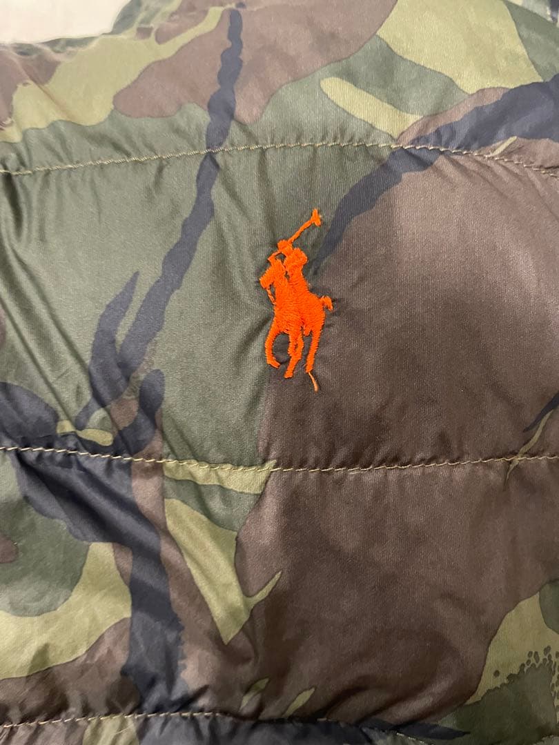 POLO RALPH LAUREN 迷彩柄 ダウンベスト　Mサイズ