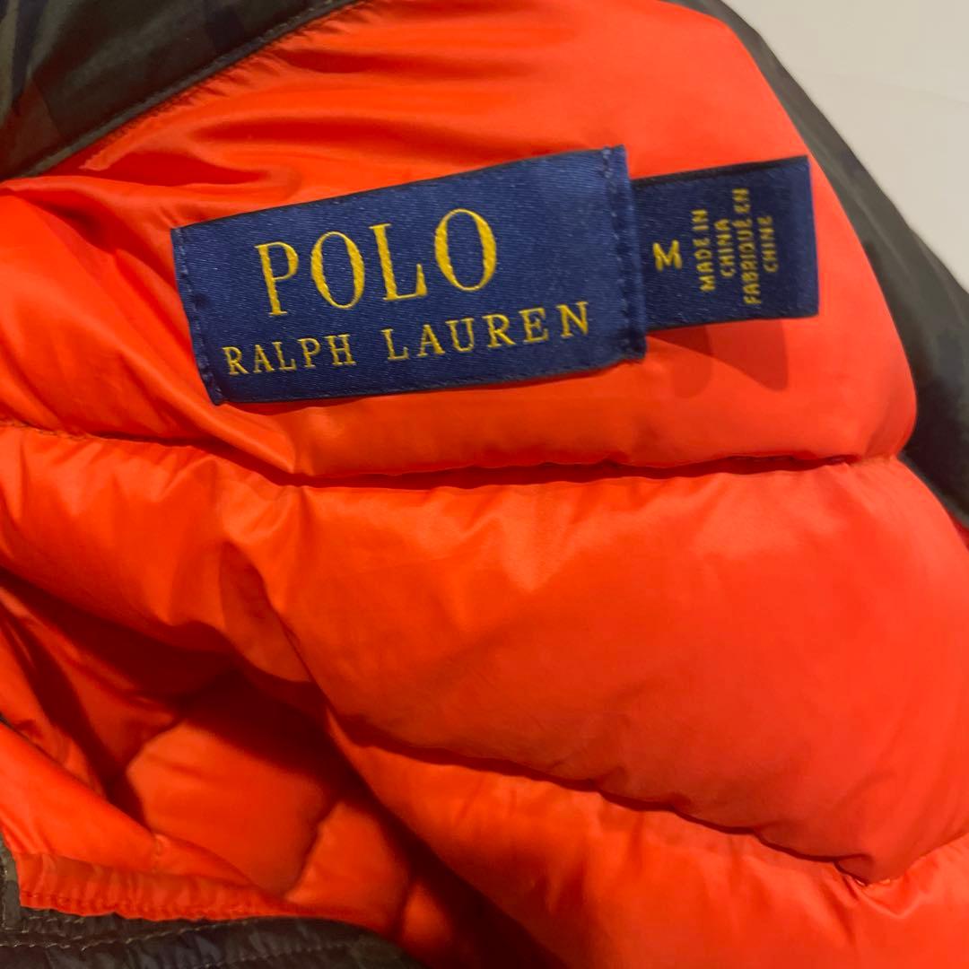 POLO RALPH LAUREN 迷彩柄 ダウンベスト　Mサイズ