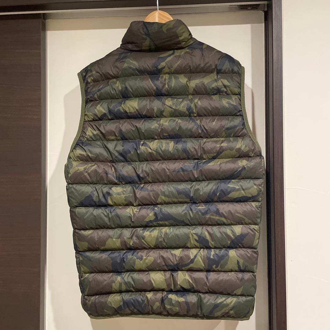POLO RALPH LAUREN 迷彩柄 ダウンベスト　Mサイズ