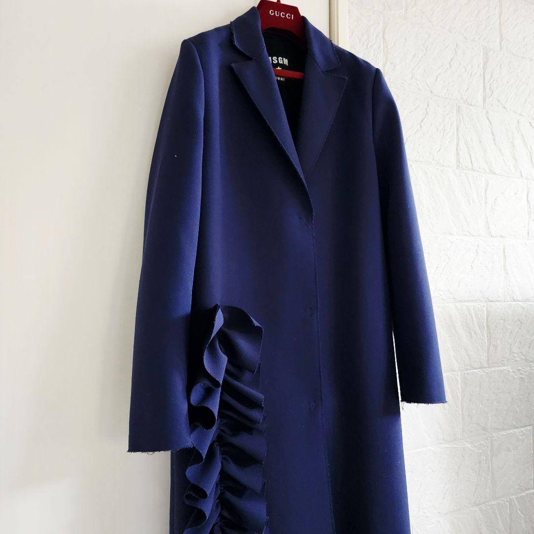 専用　　MSGM　フリルロングコート　美品　38