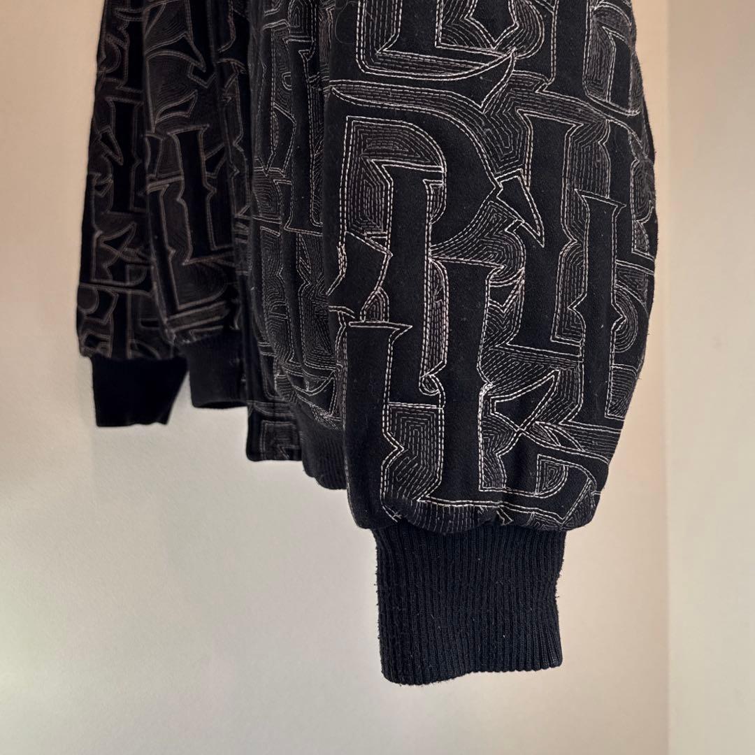 1990's pellepelle ウールスタジャン 総柄 ブラック 激レア