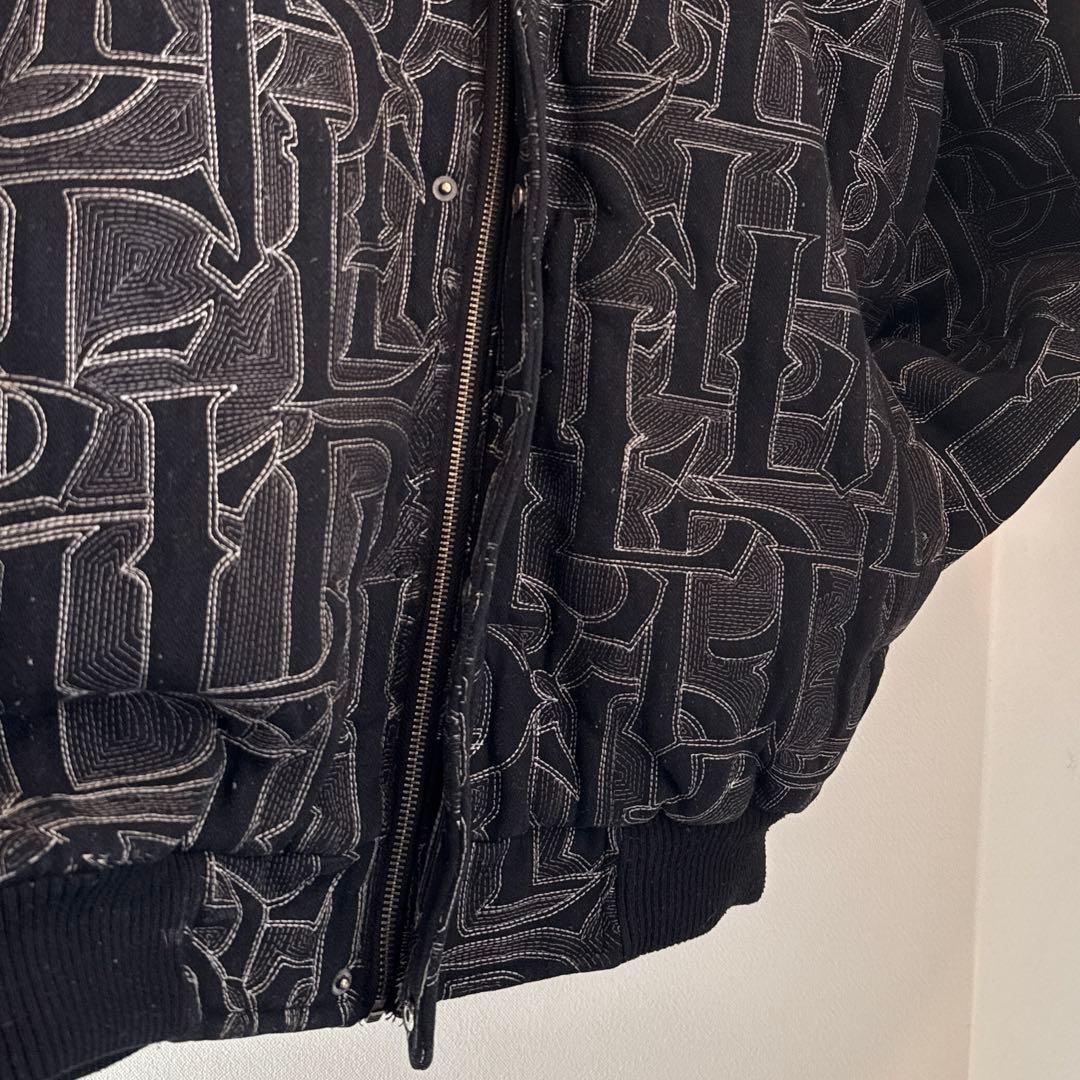 1990's pellepelle ウールスタジャン 総柄 ブラック 激レア