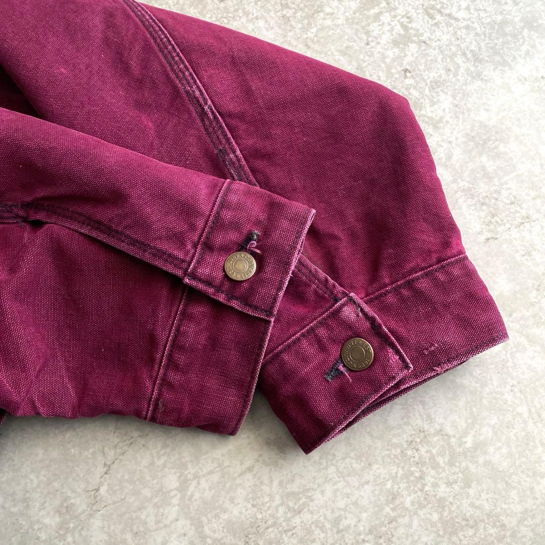 レアカラー 90s カーハート トラッカー ジャケット USA製 XXL ルビー