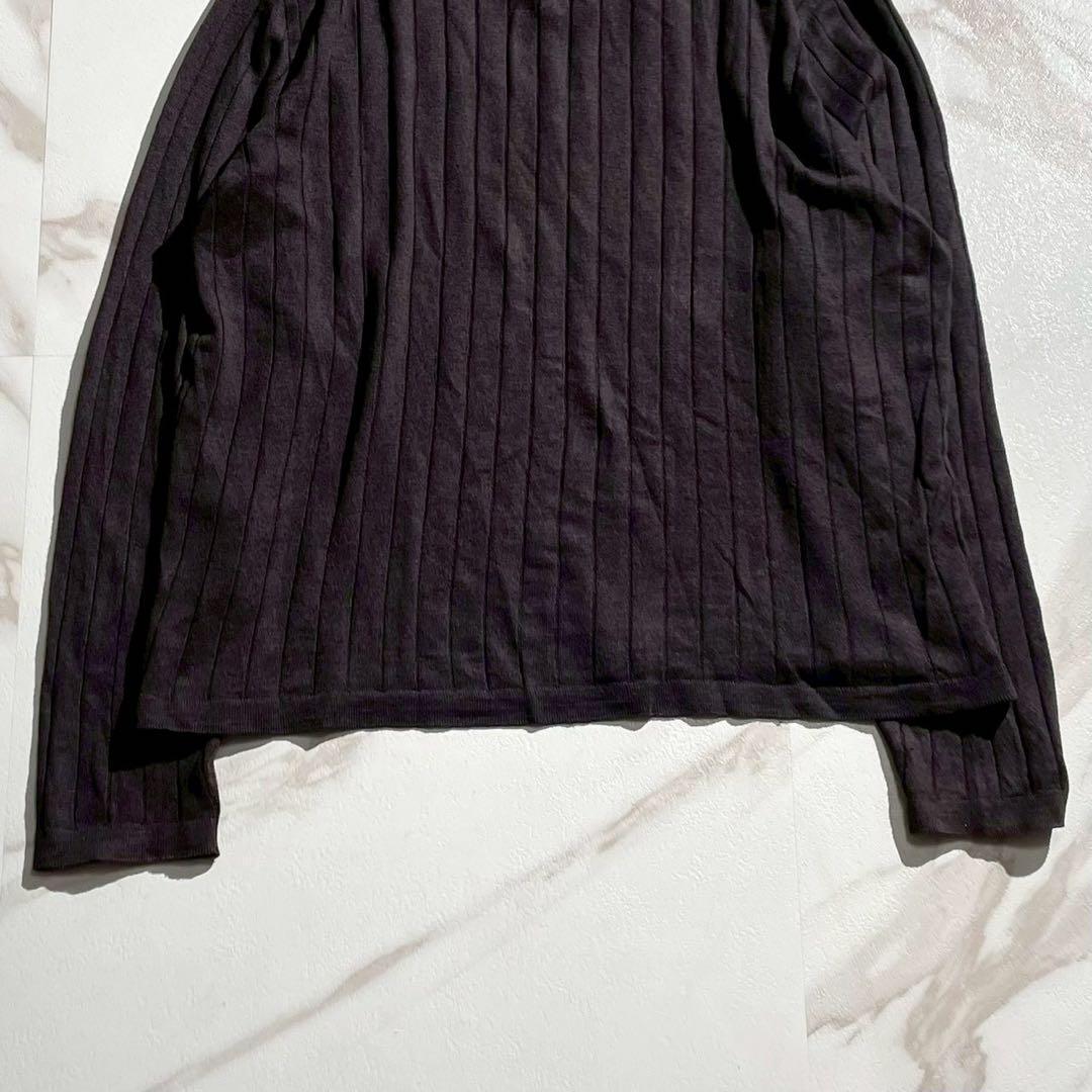 トップス HERMES Mint Knit Polo Shirt Linen Gray L