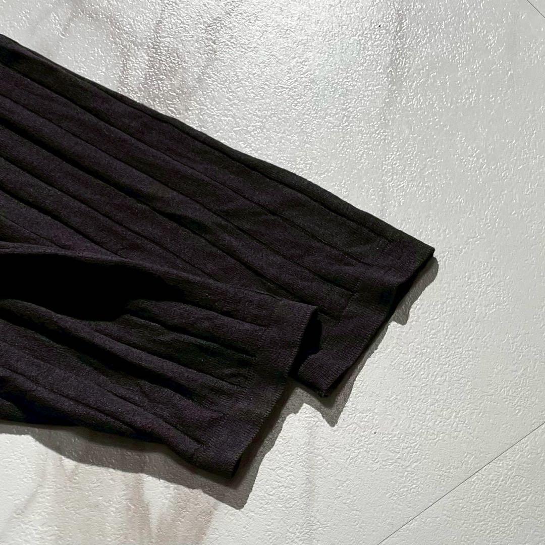 トップス HERMES Mint Knit Polo Shirt Linen Gray L