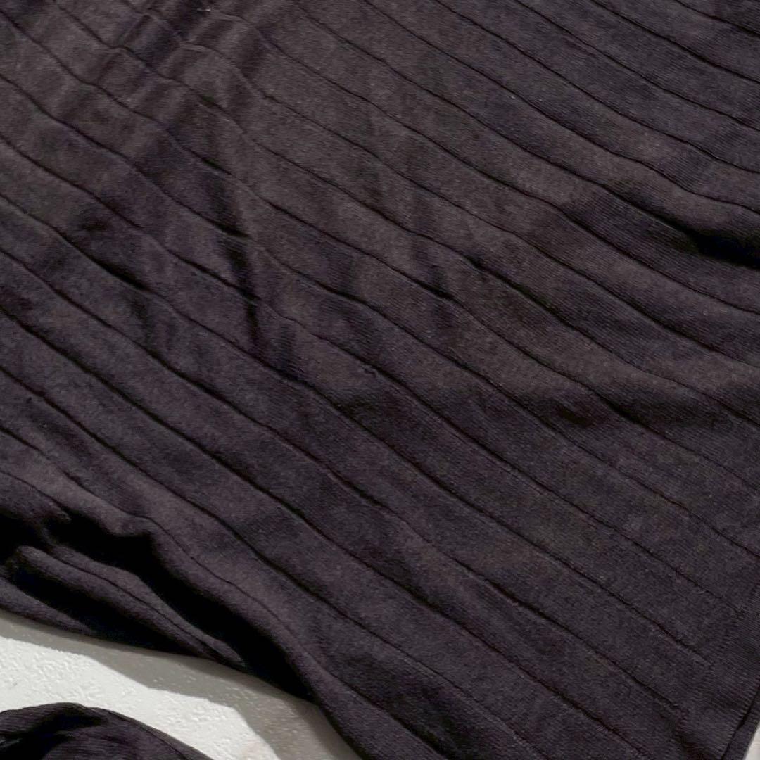 トップス HERMES Mint Knit Polo Shirt Linen Gray L