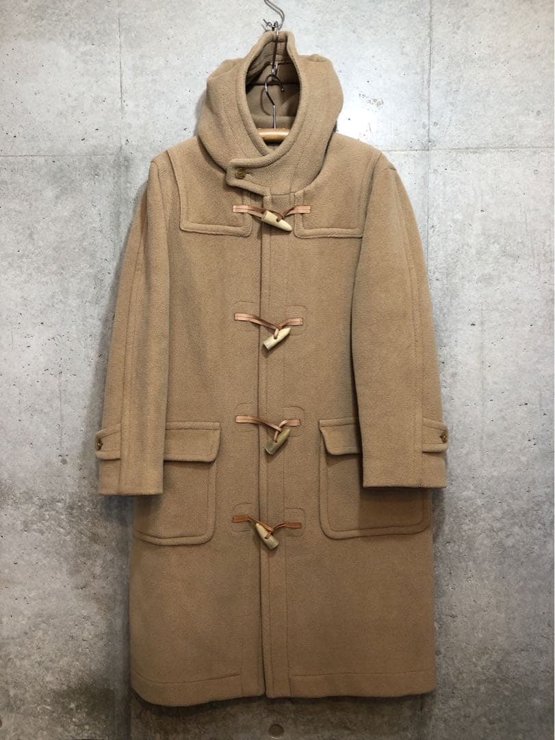 Inverter インバーティア　ダッフルコート　ベージュ　ヘリンボーン