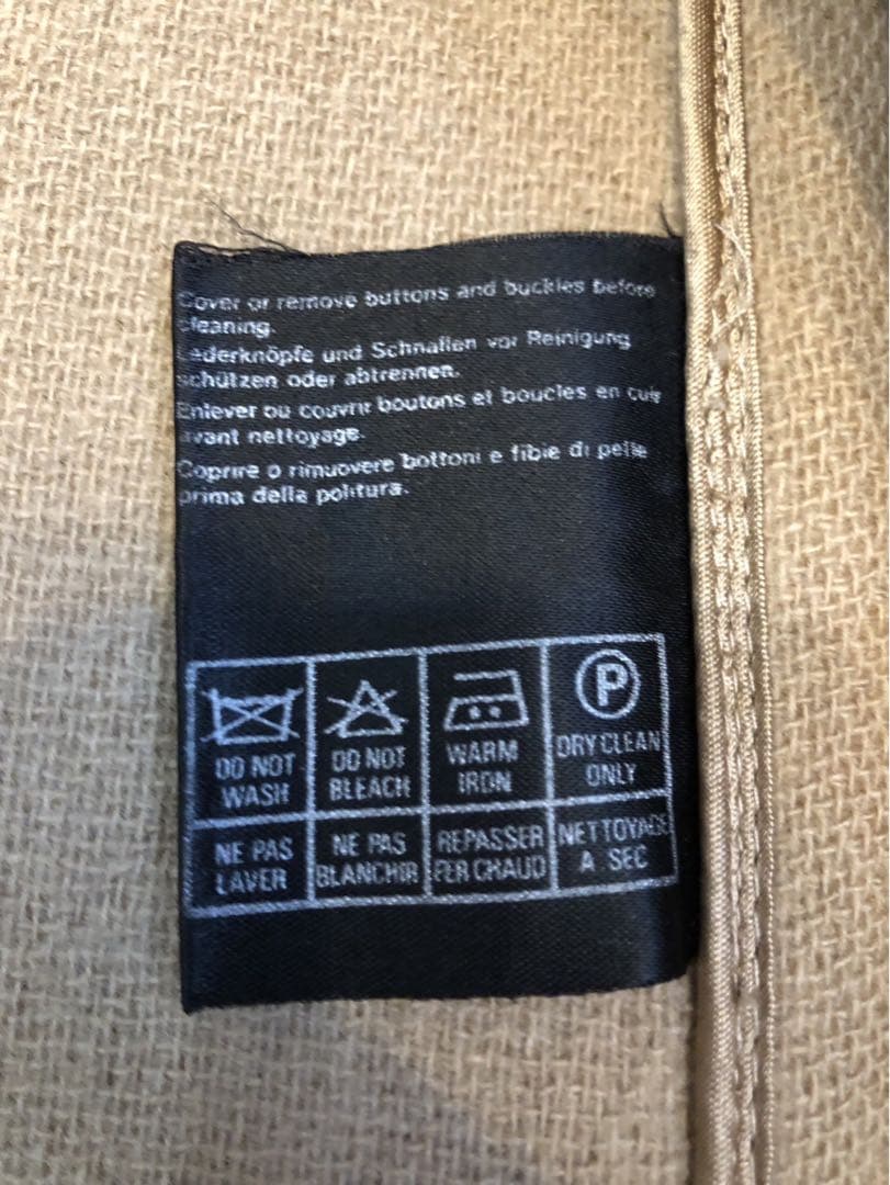 Inverter インバーティア　ダッフルコート　ベージュ　ヘリンボーン