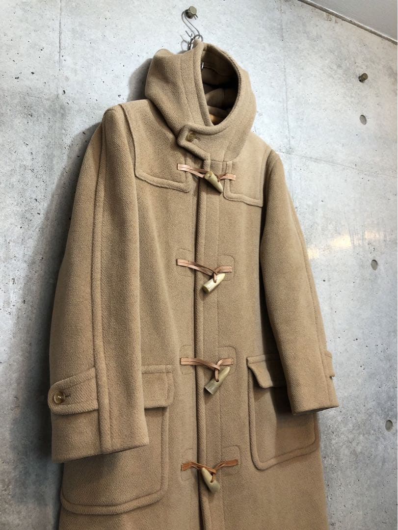 Inverter インバーティア　ダッフルコート　ベージュ　ヘリンボーン