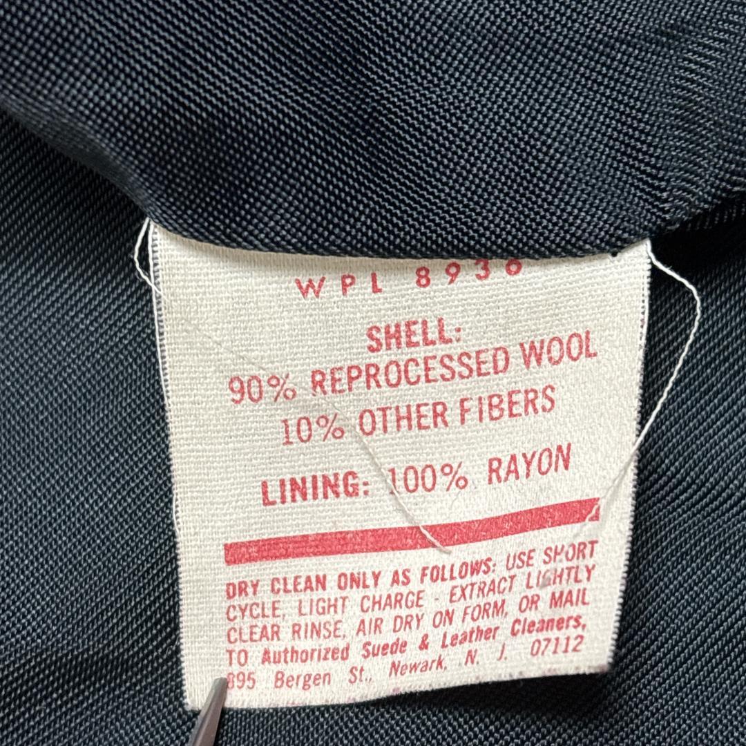 希少 70s ヴィンテージ スタジャン レターマンジャケット 42 レザー袖