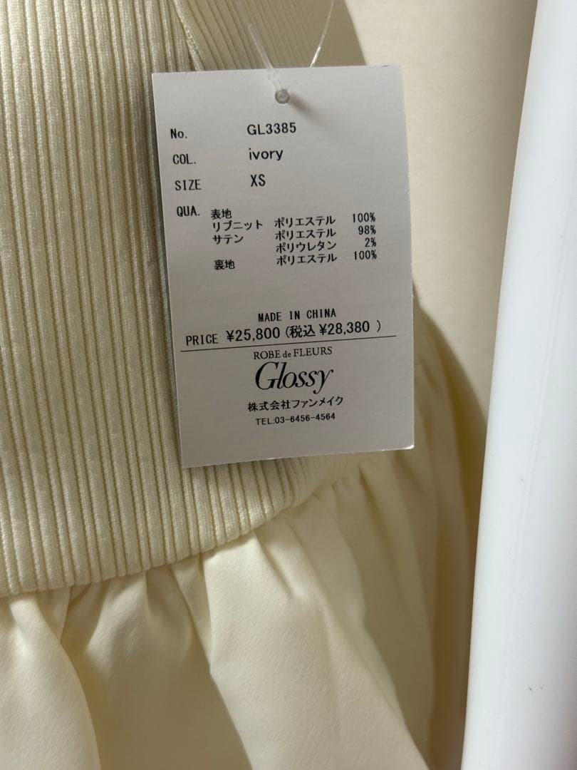 【新品タグ付き】【マネキン使用】 ROBE de FLEURS Glossy