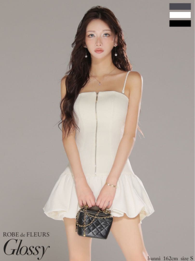 【新品タグ付き】【マネキン使用】 ROBE de FLEURS Glossy