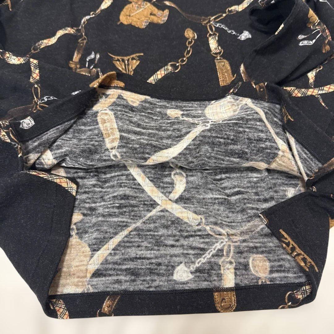 バーバリーゴルフ　コレクション テディベアセーター M 羊毛