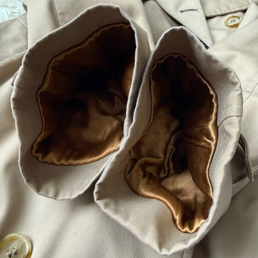 美品 着丈123 バーバリー ライナー ベルト付 トレンチコート ノバチェック