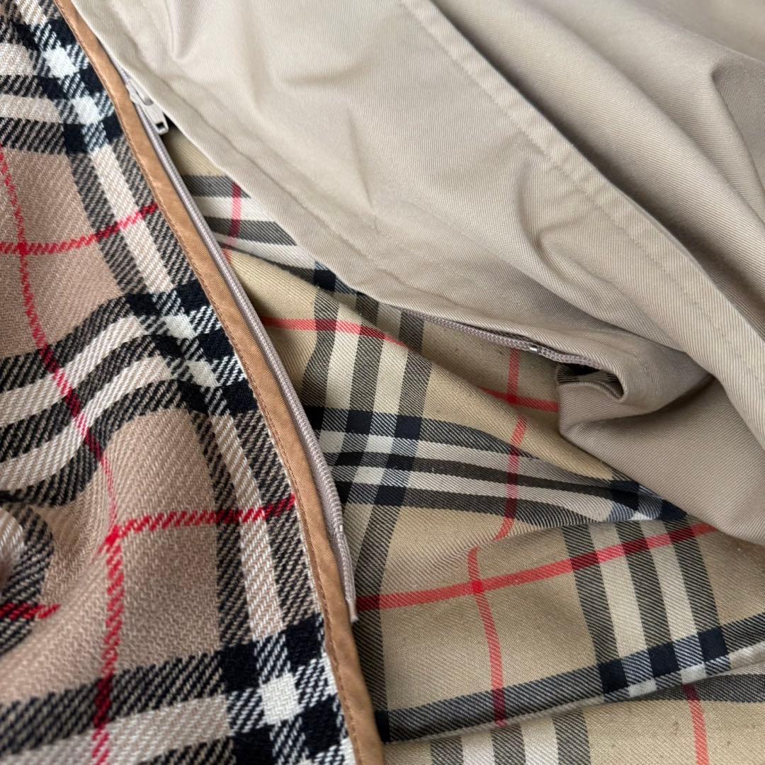 美品 着丈123 バーバリー ライナー ベルト付 トレンチコート ノバチェック