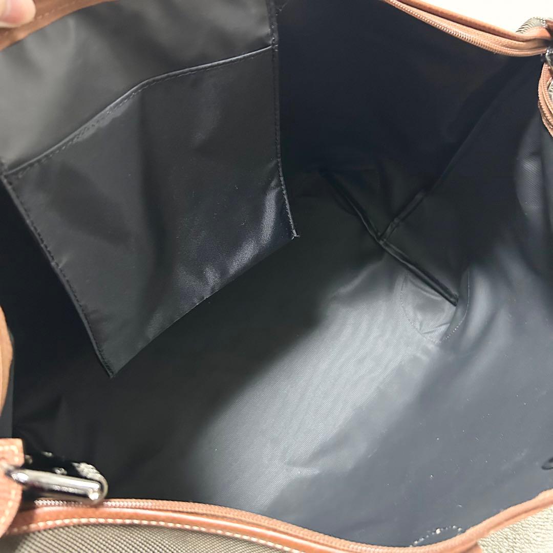 極美品　ロンシャン　ボストンバッグ　旅行用バッグ　ボックスフォード　大容量　現行